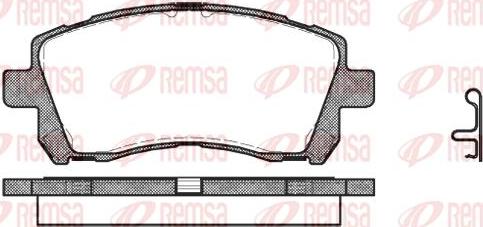 Kawe 0655 02 - Комплект спирачно феродо, дискови спирачки vvparts.bg