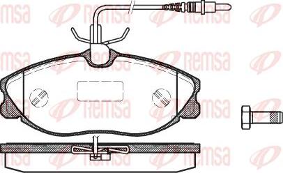 Kawe 0604 04 - Комплект спирачно феродо, дискови спирачки vvparts.bg