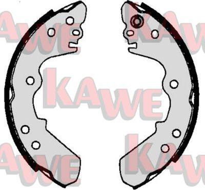 Kawe 06340 - Комплект спирачна челюст vvparts.bg
