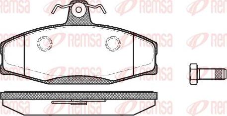 Kawe 0620 20 - Комплект спирачно феродо, дискови спирачки vvparts.bg