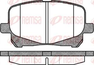 Kawe 0621 10 - Комплект спирачно феродо, дискови спирачки vvparts.bg