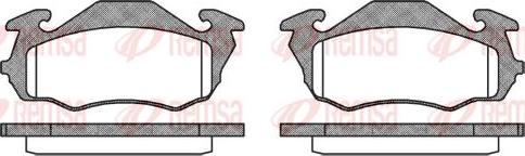 Kawe 0623 00 - Комплект спирачно феродо, дискови спирачки vvparts.bg