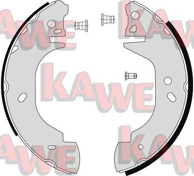 Kawe 06760 - Комплект спирачна челюст vvparts.bg