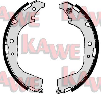 Kawe 06700 - Комплект спирачна челюст vvparts.bg
