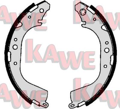 Kawe 06710 - Комплект спирачна челюст vvparts.bg