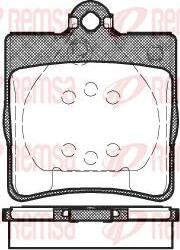 Kawe 0678 00 - Комплект спирачно феродо, дискови спирачки vvparts.bg