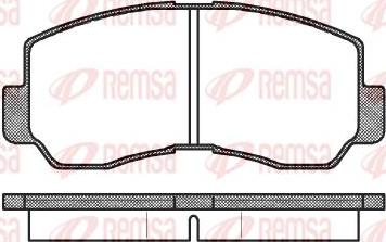 Kawe 0094 40 - Комплект спирачно феродо, дискови спирачки vvparts.bg