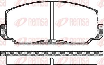 Kawe 0098 00 - Комплект спирачно феродо, дискови спирачки vvparts.bg