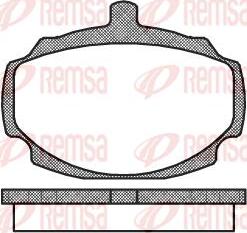 Kawe 0049 00 - Комплект спирачно феродо, дискови спирачки vvparts.bg