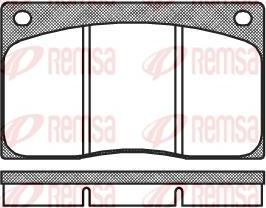 Kawe 0044 00 - Комплект спирачно феродо, дискови спирачки vvparts.bg