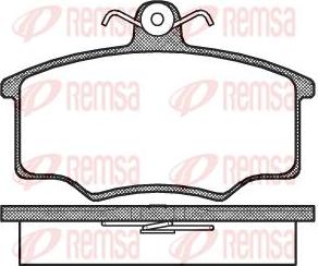 Kawe 0046 00 - Комплект спирачно феродо, дискови спирачки vvparts.bg