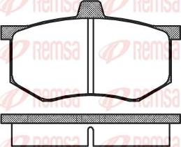 Kawe 0043 00 - Комплект спирачно феродо, дискови спирачки vvparts.bg