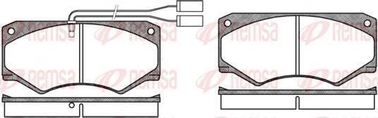 Kawe 0047 42 - Комплект спирачно феродо, дискови спирачки vvparts.bg