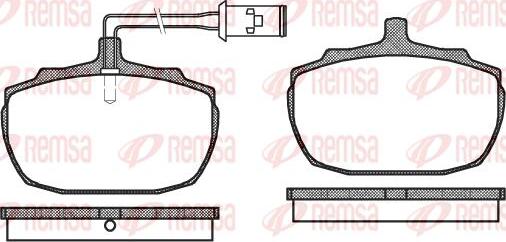 Kawe 0057 02 - Комплект спирачно феродо, дискови спирачки vvparts.bg