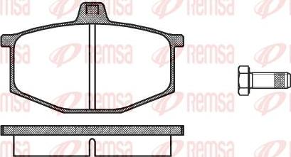 Kawe 0060 00 - Комплект спирачно феродо, дискови спирачки vvparts.bg