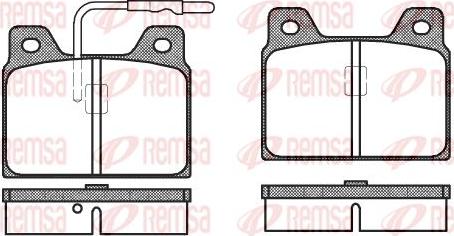 Kawe 0068 02 - Комплект спирачно феродо, дискови спирачки vvparts.bg