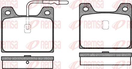 Kawe 0068 12 - Комплект спирачно феродо, дискови спирачки vvparts.bg