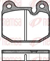 Topran 500372 - Комплект спирачно феродо, дискови спирачки vvparts.bg