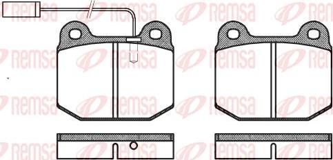 Kawe 0014 21 - Комплект спирачно феродо, дискови спирачки vvparts.bg