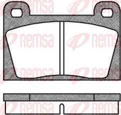 Kawe 0018 10 - Комплект спирачно феродо, дискови спирачки vvparts.bg