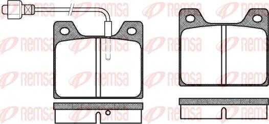 Kawe 0013 02 - Комплект спирачно феродо, дискови спирачки vvparts.bg