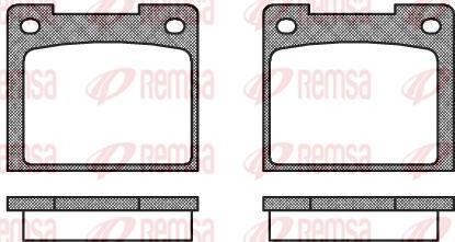 Kawe 0039 20 - Комплект спирачно феродо, дискови спирачки vvparts.bg