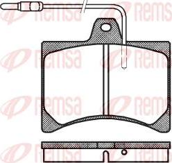 Kawe 0035 04 - Комплект спирачно феродо, дискови спирачки vvparts.bg