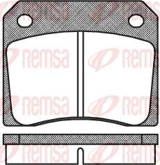 Kawe 0036 00 - Комплект спирачно феродо, дискови спирачки vvparts.bg