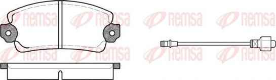 Kawe 0025 12 - Комплект спирачно феродо, дискови спирачки vvparts.bg