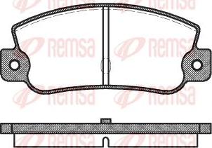 Kawe 0025 30 - Комплект спирачно феродо, дискови спирачки vvparts.bg