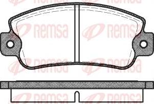 Kawe 0025 20 - Комплект спирачно феродо, дискови спирачки vvparts.bg