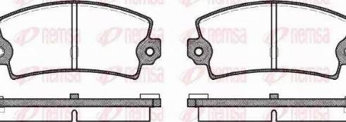 Kawe 0021 36 - Комплект спирачно феродо, дискови спирачки vvparts.bg