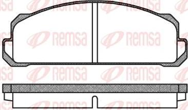 Kawe 0022 40 - Комплект спирачно феродо, дискови спирачки vvparts.bg