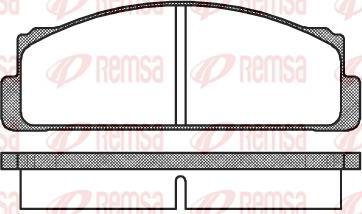 Kawe 0022 00 - Комплект спирачно феродо, дискови спирачки vvparts.bg