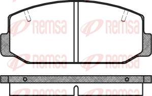 Kawe 0075 40 - Комплект спирачно феродо, дискови спирачки vvparts.bg