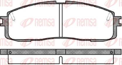 Kawe 0199 10 - Комплект спирачно феродо, дискови спирачки vvparts.bg