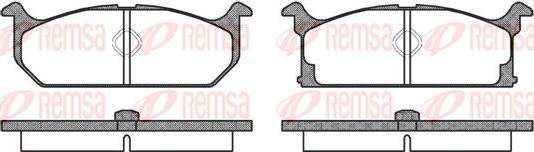 Kawe 0194 00 - Комплект спирачно феродо, дискови спирачки vvparts.bg