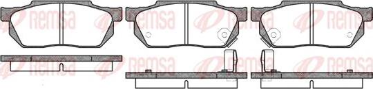 Kawe 0193 02 - Комплект спирачно феродо, дискови спирачки vvparts.bg