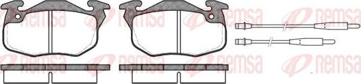 Kawe 0192 44 - Комплект спирачно феродо, дискови спирачки vvparts.bg