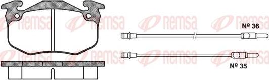 Kawe 0144 14 - Комплект спирачно феродо, дискови спирачки vvparts.bg