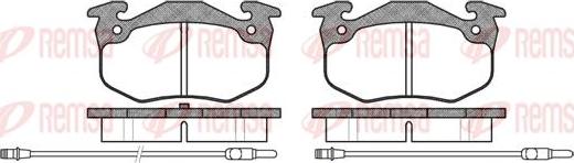 Kawe 0144 24 - Комплект спирачно феродо, дискови спирачки vvparts.bg