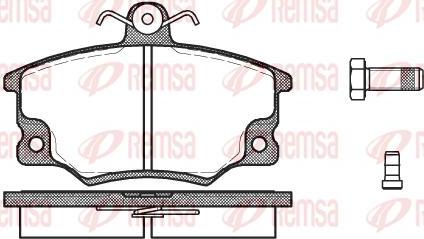 Kawe 0146 14 - Комплект спирачно феродо, дискови спирачки vvparts.bg