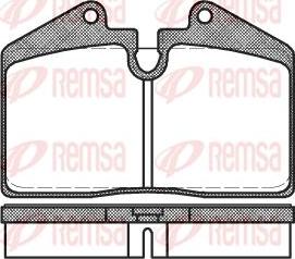 Kawe 0140 10 - Комплект спирачно феродо, дискови спирачки vvparts.bg