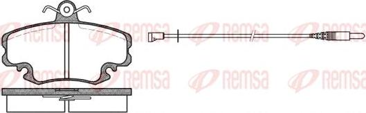 Kawe 0141 32 - Комплект спирачно феродо, дискови спирачки vvparts.bg