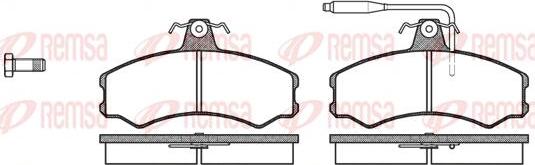 Kawe 0143 02 - Комплект спирачно феродо, дискови спирачки vvparts.bg