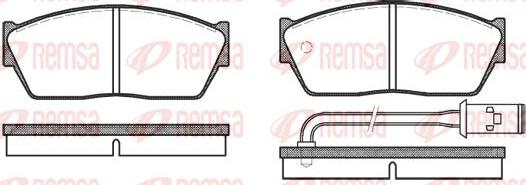 Kawe 0147 11 - Комплект спирачно феродо, дискови спирачки vvparts.bg