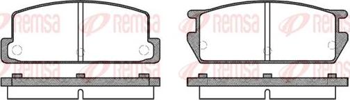 Kawe 0161 00 - Комплект спирачно феродо, дискови спирачки vvparts.bg