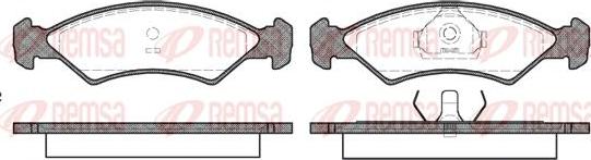 Kawe 0168 00 - Комплект спирачно феродо, дискови спирачки vvparts.bg