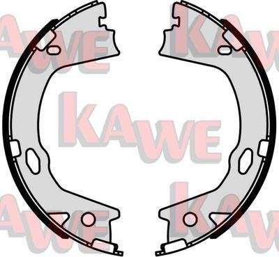 Kawe 01094 - Комплект спирачна челюст, ръчна спирачка vvparts.bg