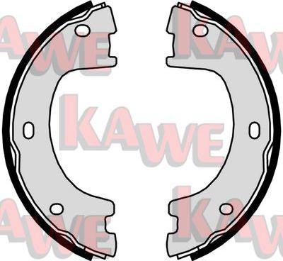 Kawe 01056 - Комплект спирачна челюст, ръчна спирачка vvparts.bg